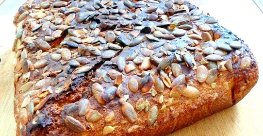 Быстрый хлеб с семенами подсолнечника