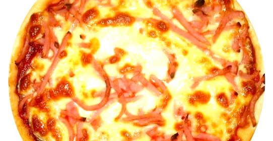 Пицца с колбасой и сыром