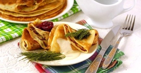 Творожные блины