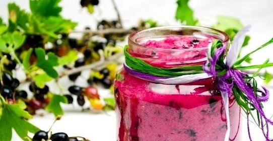 Варенье из смородины, перетертое с сахаром