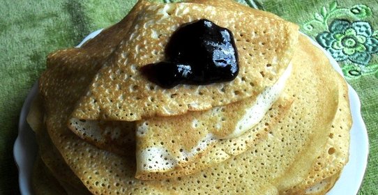 Блины на кефире диетические