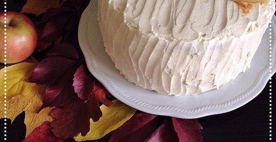 Яблочно-имбирный торт