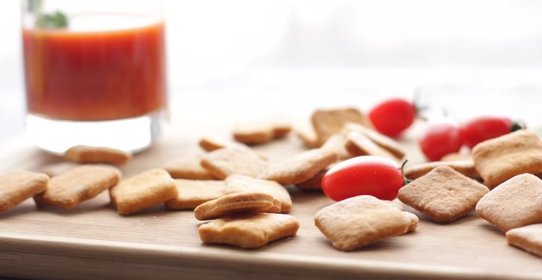 Печенье на основе томатного сока