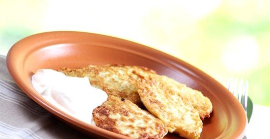 Оладьи из тушеной капусты