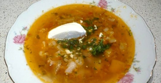 Щи с головизной