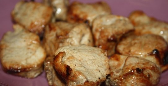 Экспресс-шашлык из свиной вырезки (без маринования)