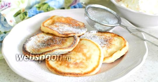 Творожные оладьи