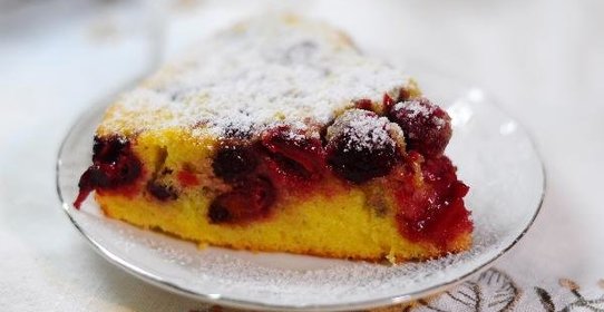 Венский пирог с вишней