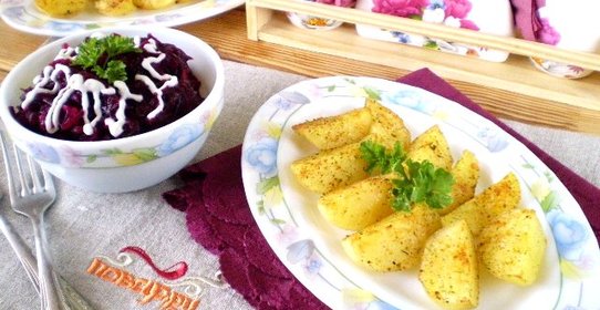 Картошка в духовке с паприкой