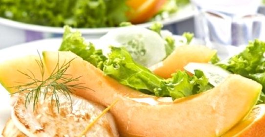 Курица с дыней