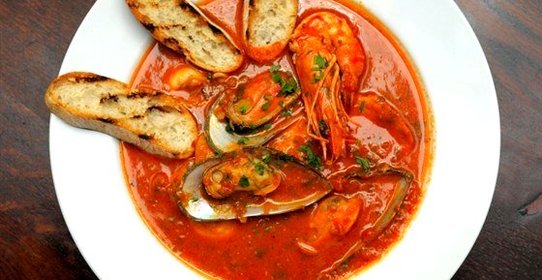 Борщ с мидиями