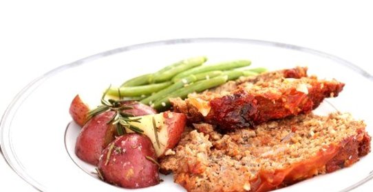 Мясной хлеб с кунжутом