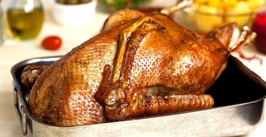 Индейка с яблоками