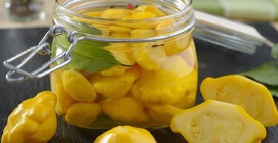 Маринованные патиссоны без закатки