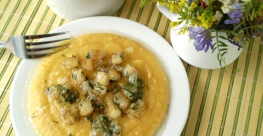 Гороховая каша без замачивания