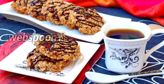 Диетическое овсяное печенье без муки