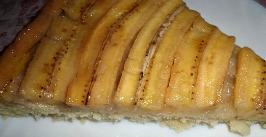 Банановый пирог постный