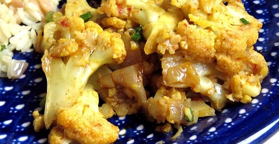 Цветная капуста тушеная