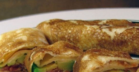 Блинчики с рыбой