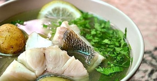 Уха из стерляди