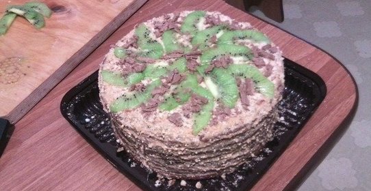 Торт с киви