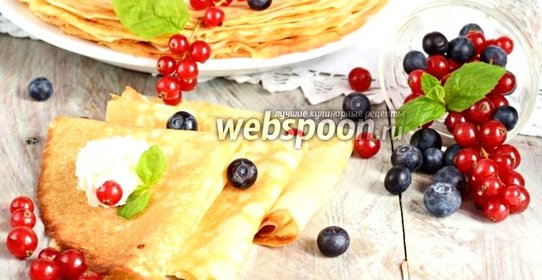 Блины на взбитых белках