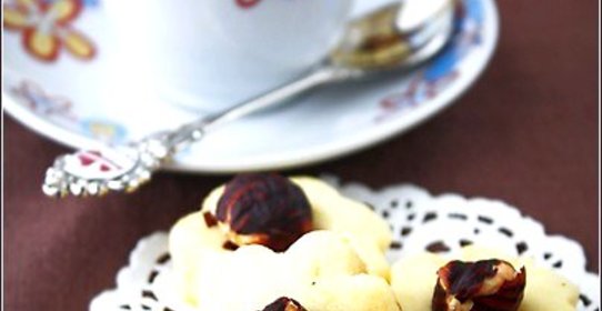 Лимонное печенье с фундуком