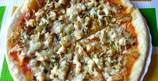 Пицца на кефире