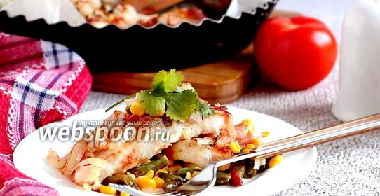 Белая рыба с чесноком