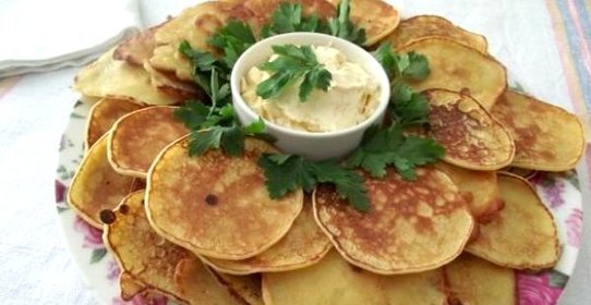 Кукурузные оладьи