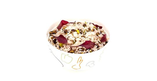 Рисовая каша с фисташками