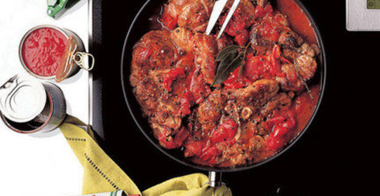 Оссо буко из телятины с помидорами