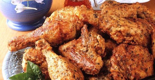 Курица в сухарях в духовке