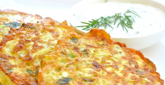 Оладьи из кабачков