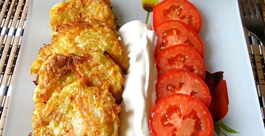 Оладьи из кабачков с морковью