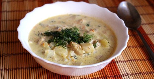 Курица тушеная с картофелем в сметане