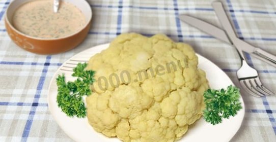 Цветная капуста отварная