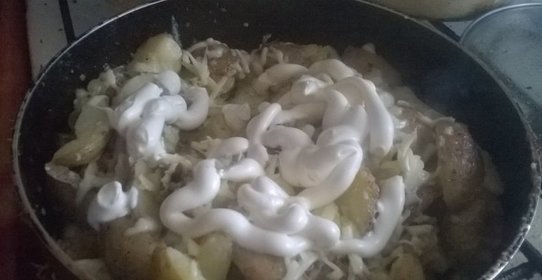Картофель по деревенски с сыром