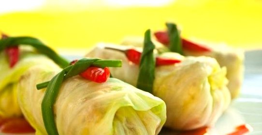 Голубцы, фаршированные овощами