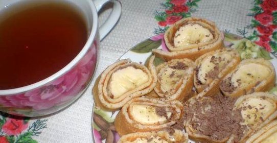 Блины с бананом