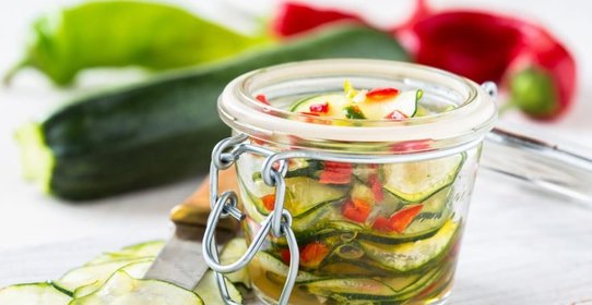 Кабачки маринованные