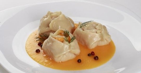 Манты с тыквой