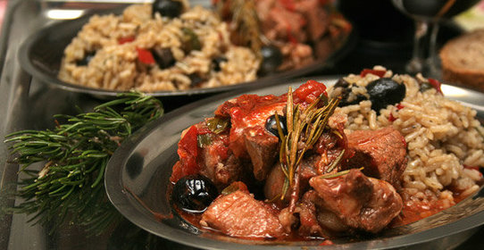 Мясо по-итальянски в томатном соусе