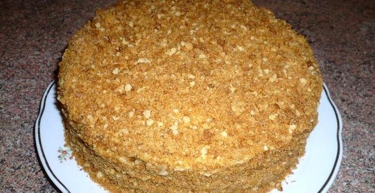 Постный торт Медовик