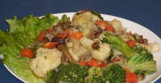 Овощное рагу с цветной капустой