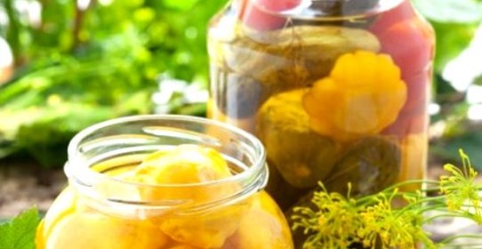 Маринованные патиссоны