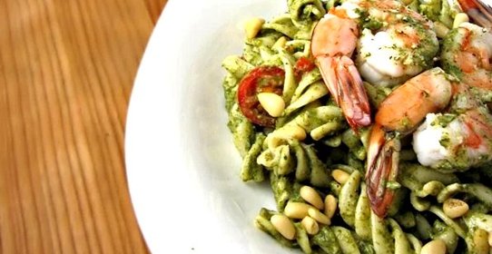 Креветки с маскарпоне