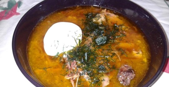 Борщ из утки