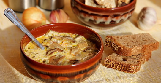 Цыпленок с бананами