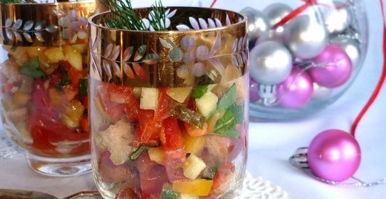 Салат Овощная мозаика